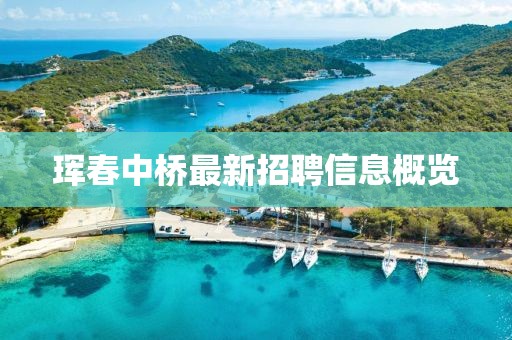 珲春中桥最新招聘信息概览