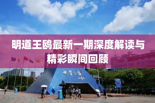 明道王鸥最新一期深度解读与精彩瞬间回顾