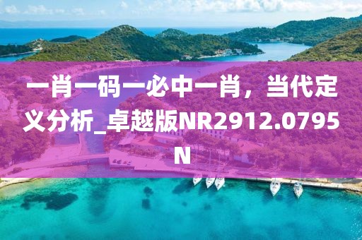 一肖一码一必中一肖，当代定义分析_卓越版NR2912.0795N