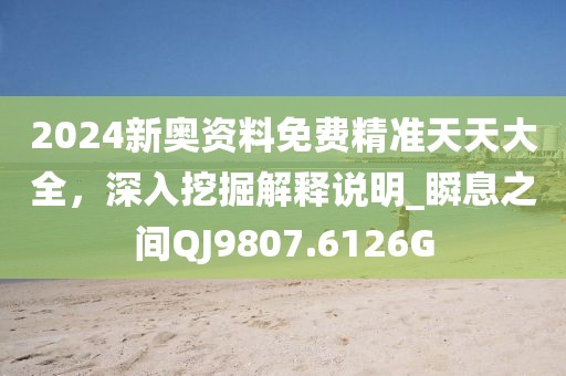 2024新奥资料免费精准天天大全，深入挖掘解释说明_瞬息之间QJ9807.6126G