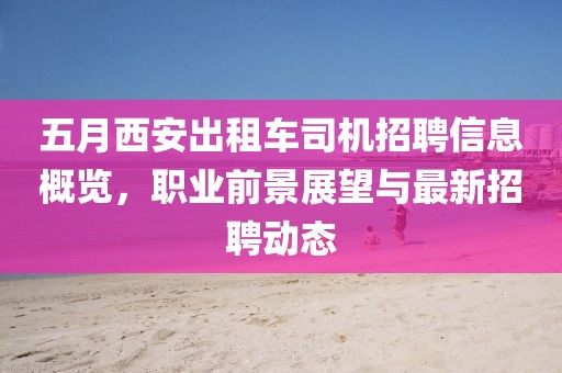 五月西安出租车司机招聘信息概览，职业前景展望与最新招聘动态