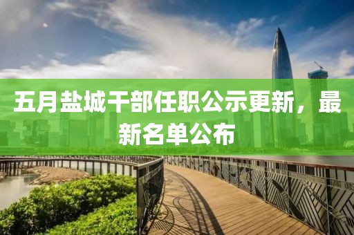五月盐城干部任职公示更新，最新名单公布