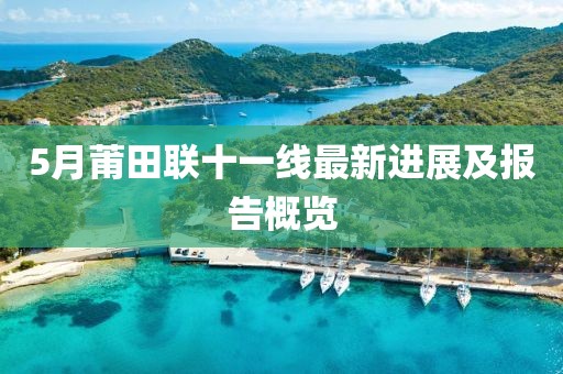 5月莆田联十一线最新进展及报告概览