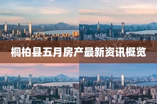 桐柏县五月房产最新资讯概览