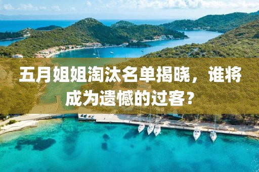 五月姐姐淘汰名单揭晓，谁将成为遗憾的过客？