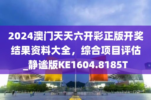 2024澳门天天六开彩正版开奖结果资料大全，综合项目评估_静谧版KE1604.8185T