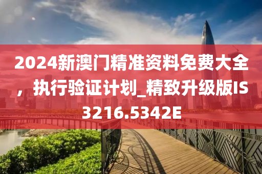 2024新澳门精准资料免费大全，执行验证计划_精致升级版IS3216.5342E