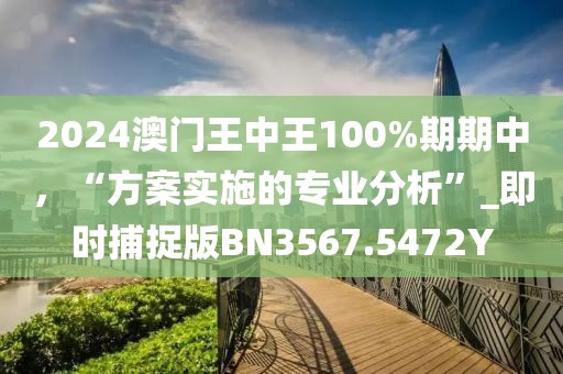 2024澳门王中王100%期期中，“方案实施的专业分析”_即时捕捉版BN3567.5472Y