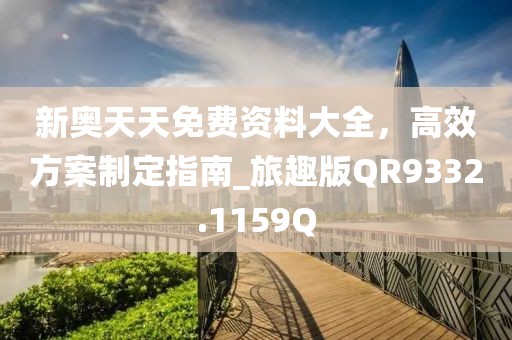 新奥天天免费资料大全，高效方案制定指南_旅趣版QR9332.1159Q