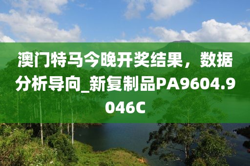 澳门特马今晚开奖结果，数据分析导向_新复制品PA9604.9046C
