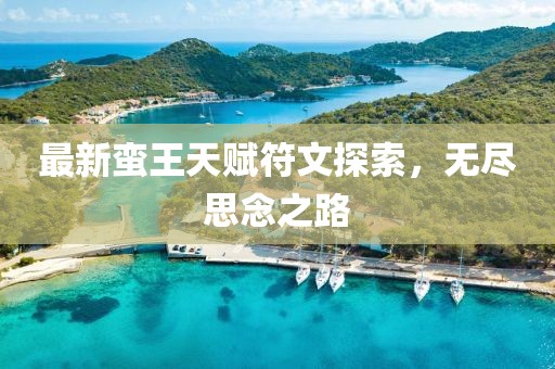 最新蛮王天赋符文探索，无尽思念之路