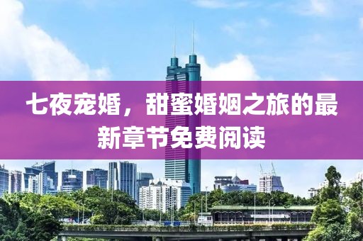 七夜宠婚，甜蜜婚姻之旅的最新章节免费阅读