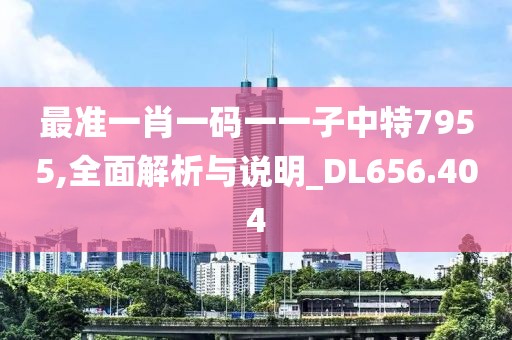 最准一肖一码一一子中特7955,全面解析与说明_DL656.404