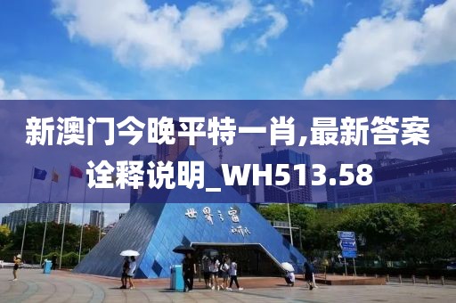 新澳门今晚平特一肖,最新答案诠释说明_WH513.58