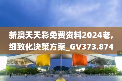 新澳天天彩免费资料2024老,细致化决策方案_GV373.874