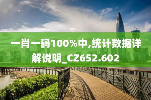 一肖一码100%中,统计数据详解说明_CZ652.602
