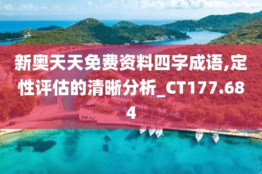 新奥天天免费资料四字成语,定性评估的清晰分析_CT177.684