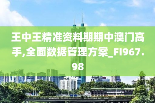 王中王精准资料期期中澳门高手,全面数据管理方案_FI967.98