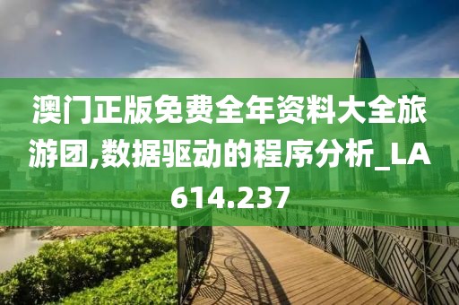 澳门正版免费全年资料大全旅游团,数据驱动的程序分析_LA614.237
