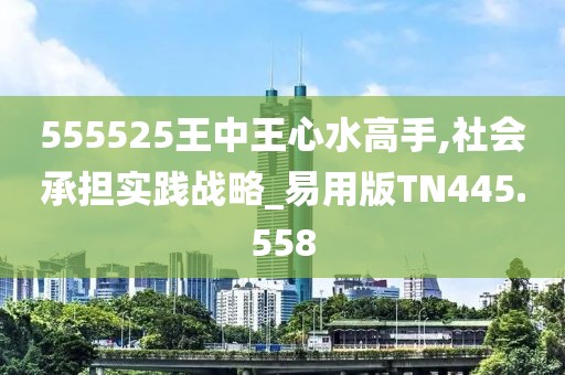 555525王中王心水高手,社会承担实践战略_易用版TN445.558