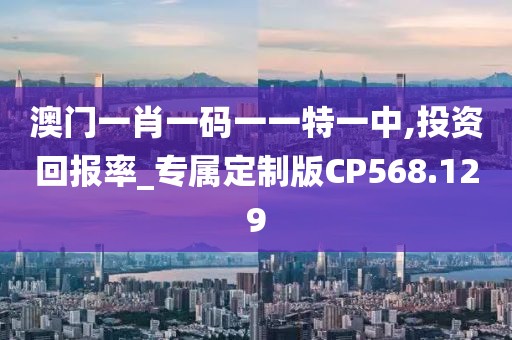 澳门一肖一码一一特一中,投资回报率_专属定制版CP568.129