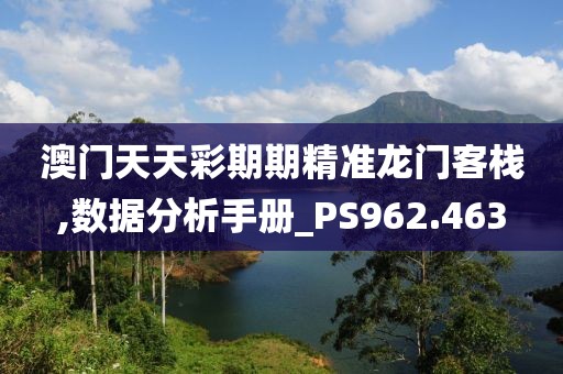 澳门天天彩期期精准龙门客栈,数据分析手册_PS962.463