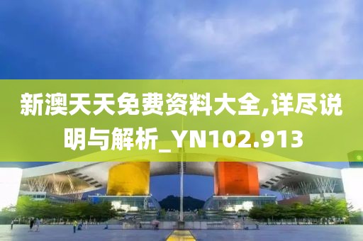 新澳天天免费资料大全,详尽说明与解析_YN102.913