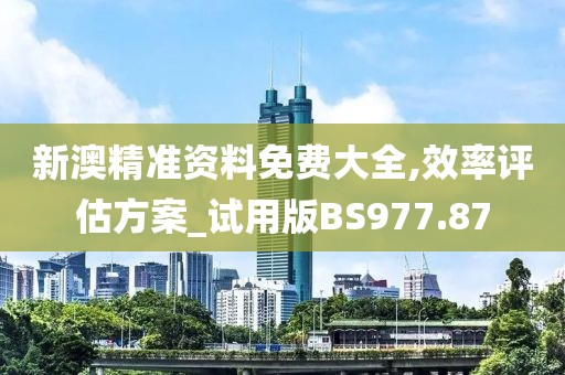 新澳精准资料免费大全,效率评估方案_试用版BS977.87
