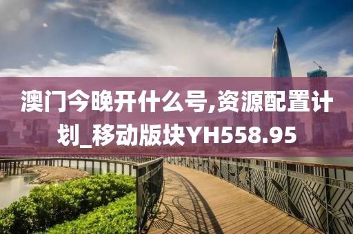 澳门今晚开什么号,资源配置计划_移动版块YH558.95