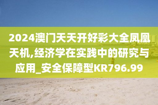 2024澳门天天开好彩大全凤凰天机,经济学在实践中的研究与应用_安全保障型KR796.99