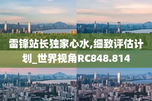 雷锋站长独家心水,细致评估计划_世界视角RC848.814