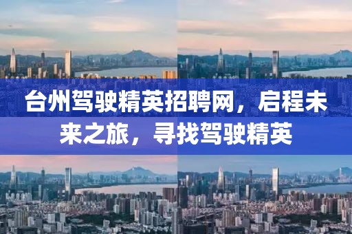 台州驾驶精英招聘网，启程未来之旅，寻找驾驶精英