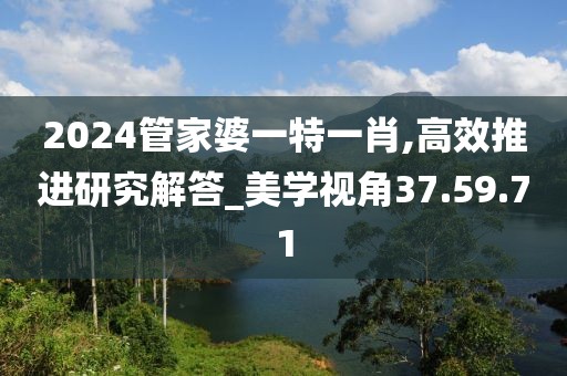 2024管家婆一特一肖,高效推进研究解答_美学视角37.59.71