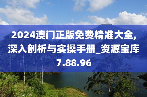 2024澳门正版免费精准大全,深入剖析与实操手册_资源宝库7.88.96