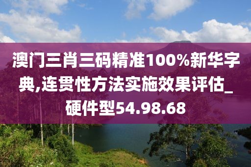 澳门三肖三码精准100%新华字典,连贯性方法实施效果评估_硬件型54.98.68