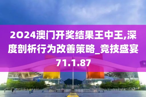 2O24澳门开奖结果王中王,深度剖析行为改善策略_竞技盛宴71.1.87