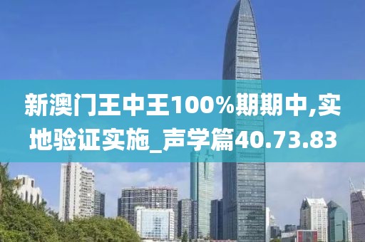 新澳门王中王100%期期中,实地验证实施_声学篇40.73.83