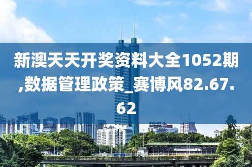 新澳天天开奖资料大全1052期,数据管理政策_赛博风82.67.62