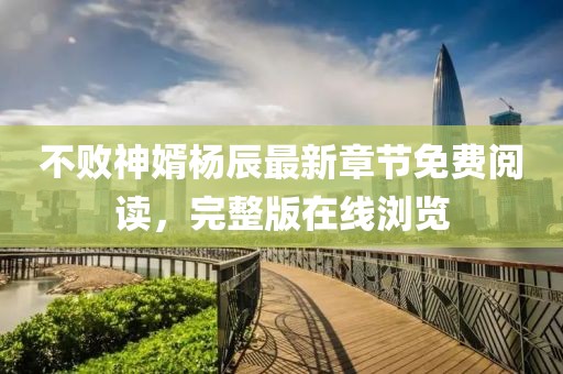 不败神婿杨辰最新章节免费阅读，完整版在线浏览