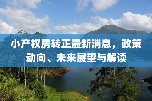 小产权房转正最新消息，政策动向、未来展望与解读