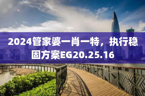 2024管家婆一肖一特，执行稳固方案EG20.25.16