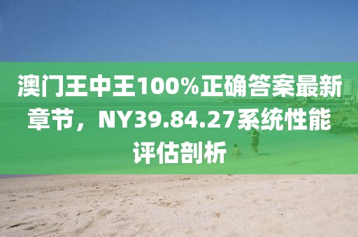 澳门王中王100%正确答案最新章节，NY39.84.27系统性能评估剖析