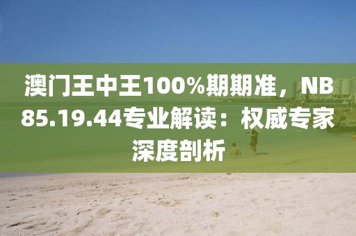 澳门王中王100%期期准，NB85.19.44专业解读：权威专家深度剖析