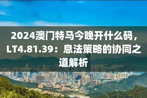 2024澳门特马今晚开什么码，LT4.81.39：息法策略的协同之道解析